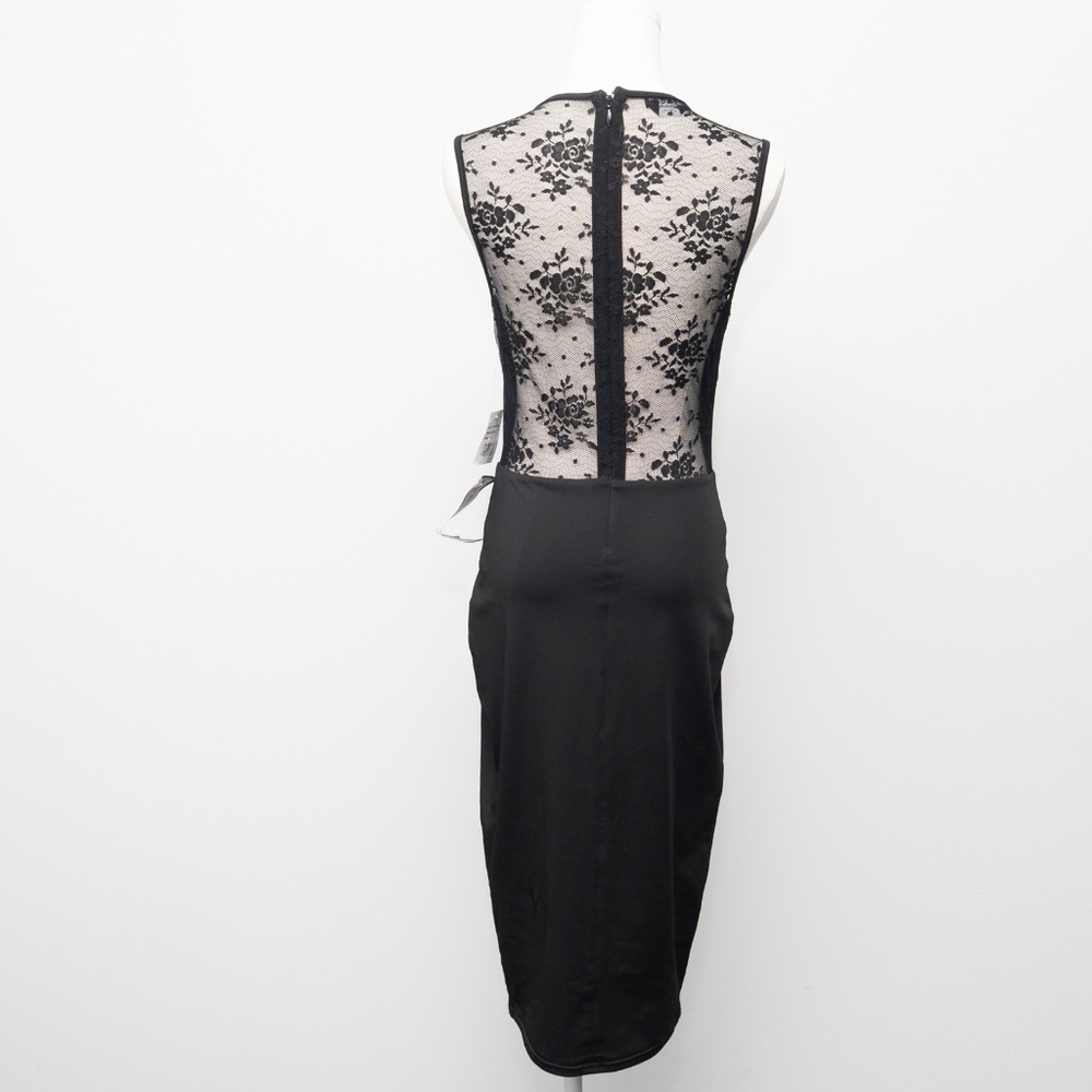 Bebe Sleeveless Lace Midi‎ Dress - Picture 3 of 10